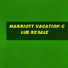 marriott vacation club resale