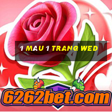 1 màu 1 trang wed