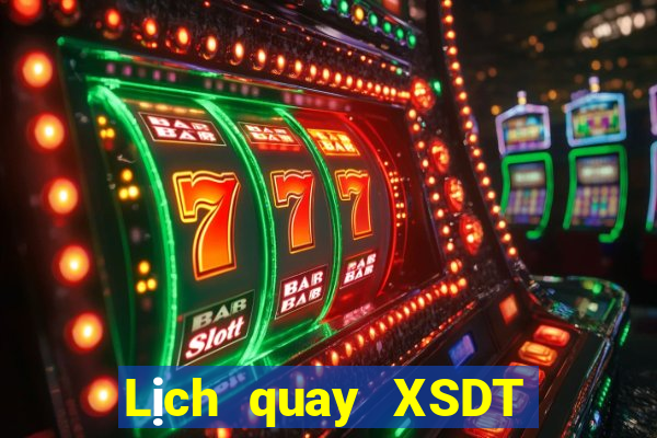 Lịch quay XSDT 6x36 thứ bảy