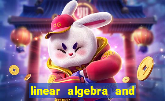 linear algebra and its applications