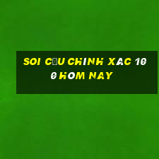 soi cầu chính xác 100 hôm nay