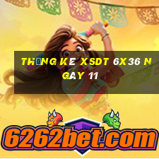 Thống kê XSDT 6x36 ngày 11