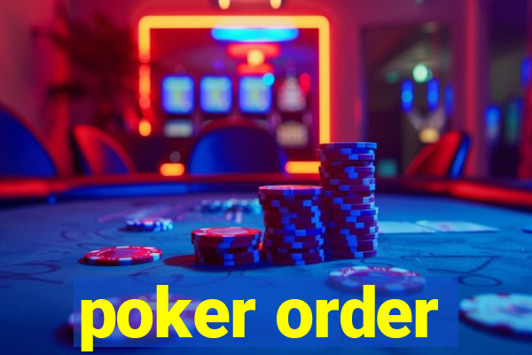 poker order