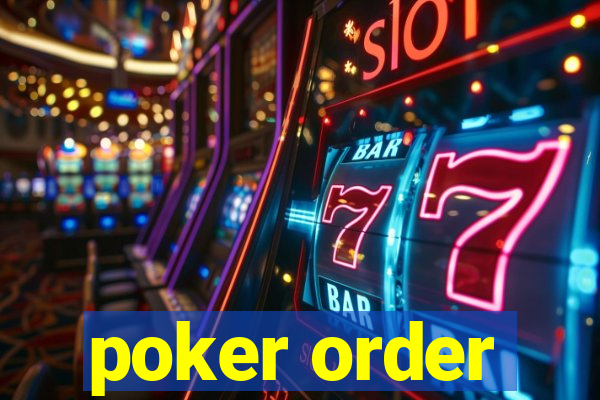 poker order