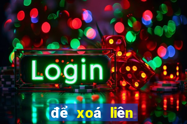 để xoá liên kết trước tiên ta chọn