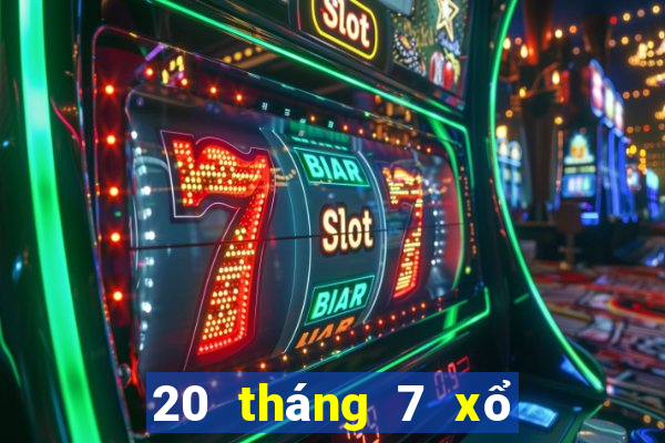 20 tháng 7 xổ số an giang