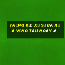 Thống kê Xổ Số Bà Rịa Vũng Tàu ngày 4