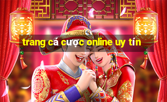 trang cá cược online uy tín