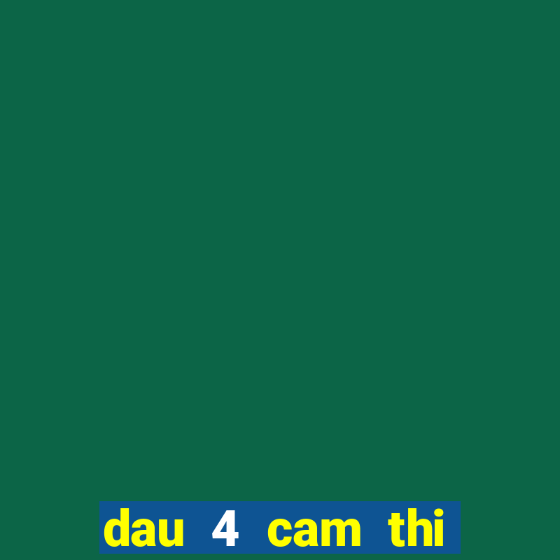 dau 4 cam thi danh lo gi