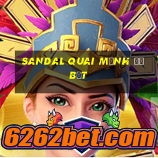 sandal quai mảnh đế bệt