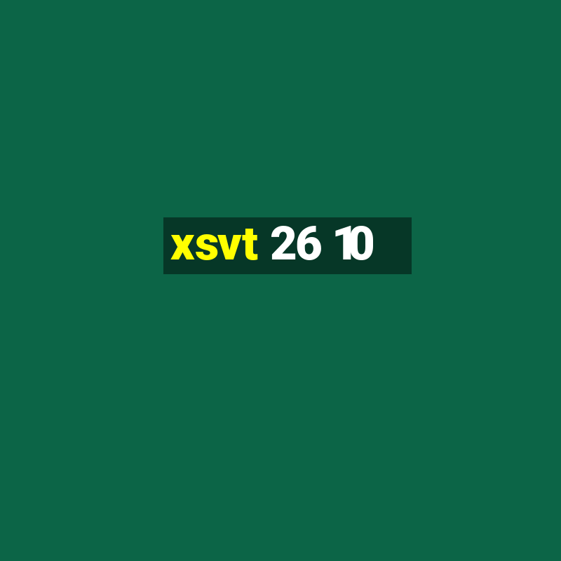 xsvt 26 10