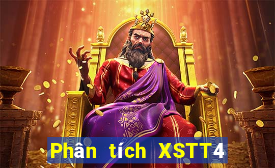 Phân tích XSTT4 thứ bảy