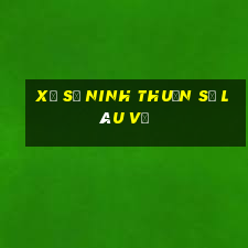 xổ số ninh thuận số lâu về