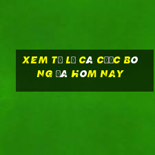 xem tỷ lệ cá cược bóng đá hôm nay