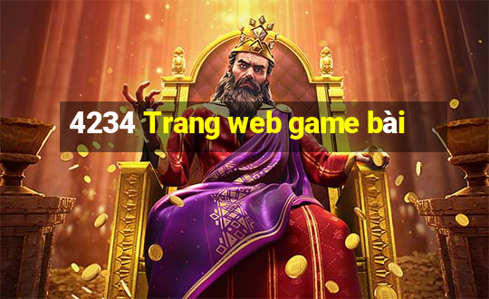 4234 Trang web game bài