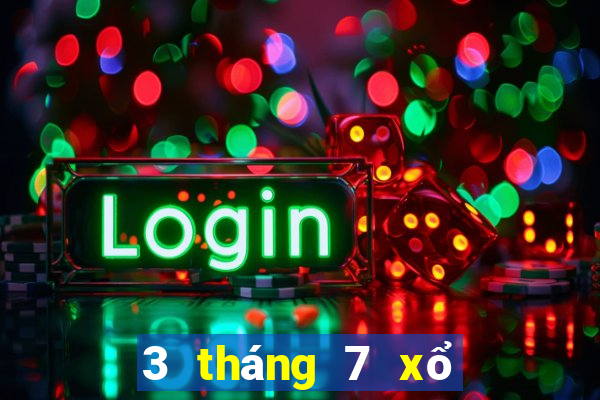 3 tháng 7 xổ số đồng tháp