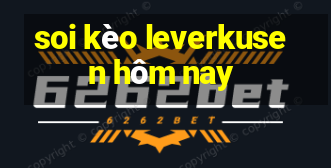 soi kèo leverkusen hôm nay