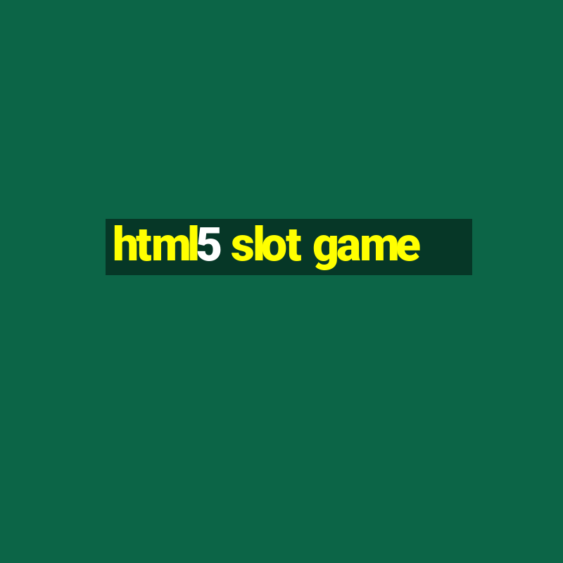 html5 slot game