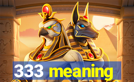 333 meaning