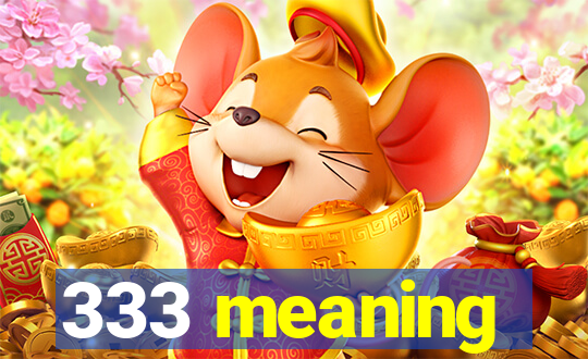 333 meaning