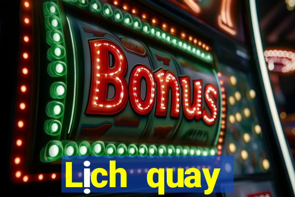 Lịch quay XSBINGO18 thứ hai