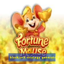 blackjack strategy generator