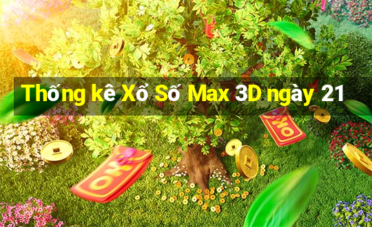 Thống kê Xổ Số Max 3D ngày 21