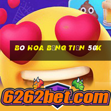 bó hoa bằng tiền 50k