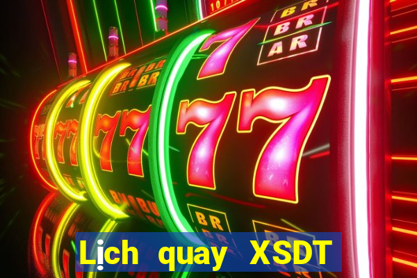 Lịch quay XSDT 6x36 thứ tư