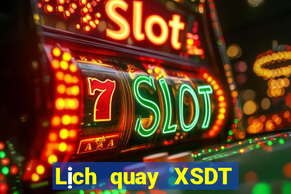 Lịch quay XSDT 6x36 thứ tư