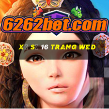 xổ số 16 trang wed