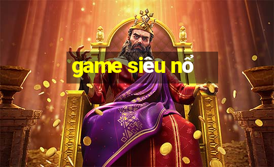 game sieu no