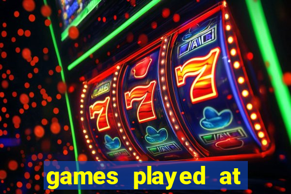 games played at live casino