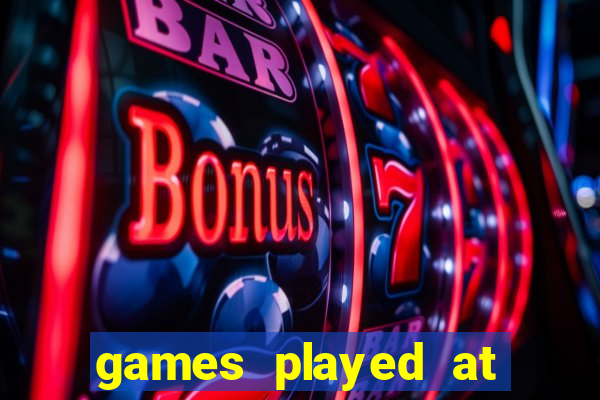 games played at live casino