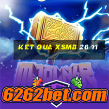 ket qua xsmb 26 11