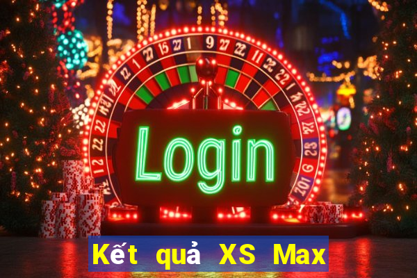 Kết quả XS Max 4D thứ Ba