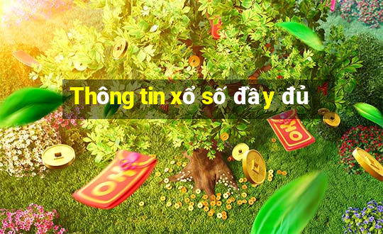 Thông tin xổ số đầy đủ