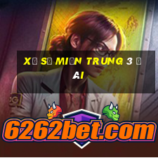 xổ số miền trung 3 đài