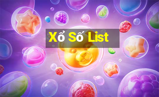 Xổ Số List