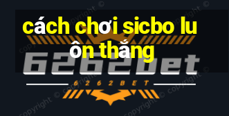 cách chơi sicbo luôn thắng