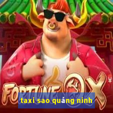 taxi sao quảng ninh