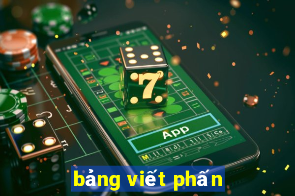 bảng viết phấn