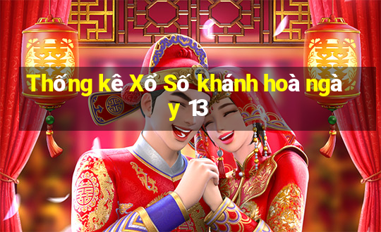 Thống kê Xổ Số khánh hoà ngày 13