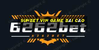 Sunbet.Vin Game Bài Cào