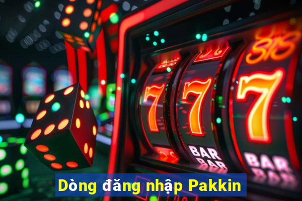 Dòng đăng nhập Pakkin