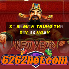 xổ số miền trung thứ bảy 30 ngày