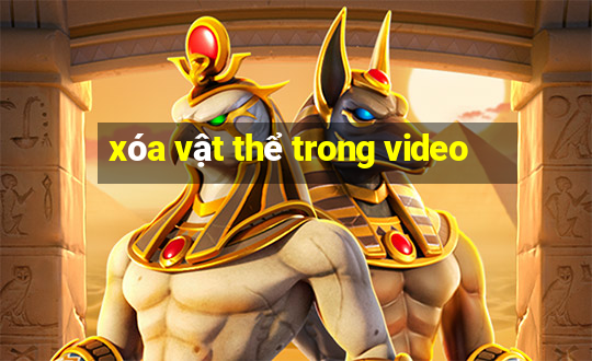 xóa vật thể trong video