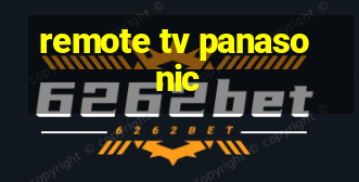 remote tv panasonic