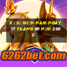 xổ số miền nam ngày 17 tháng 09 năm 2002