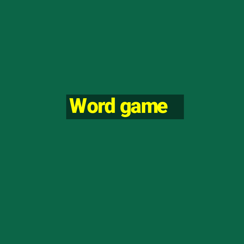 Word game